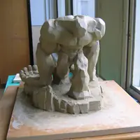 Golem front view