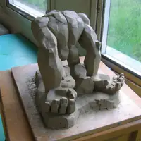 Golem back view